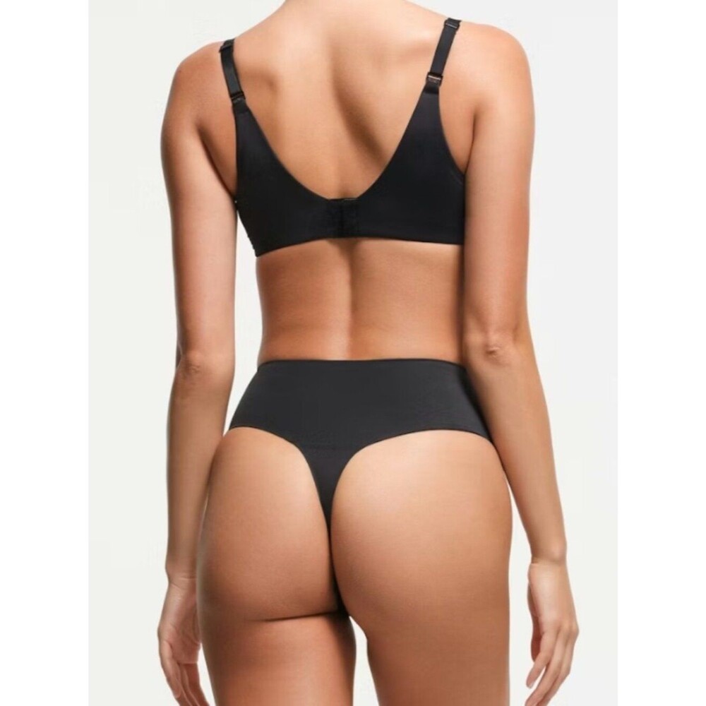 NEW SKIMS Smoothing Intimates Full Coverage Lightly Lined Bra 32D Onyx Black NWT - Picture 3 of 4